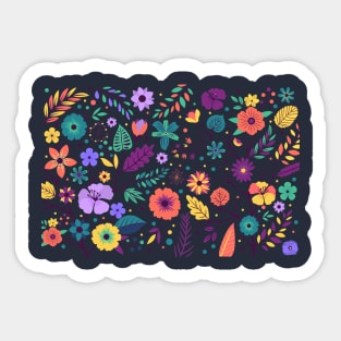 Beautiful flower pattern Sticker